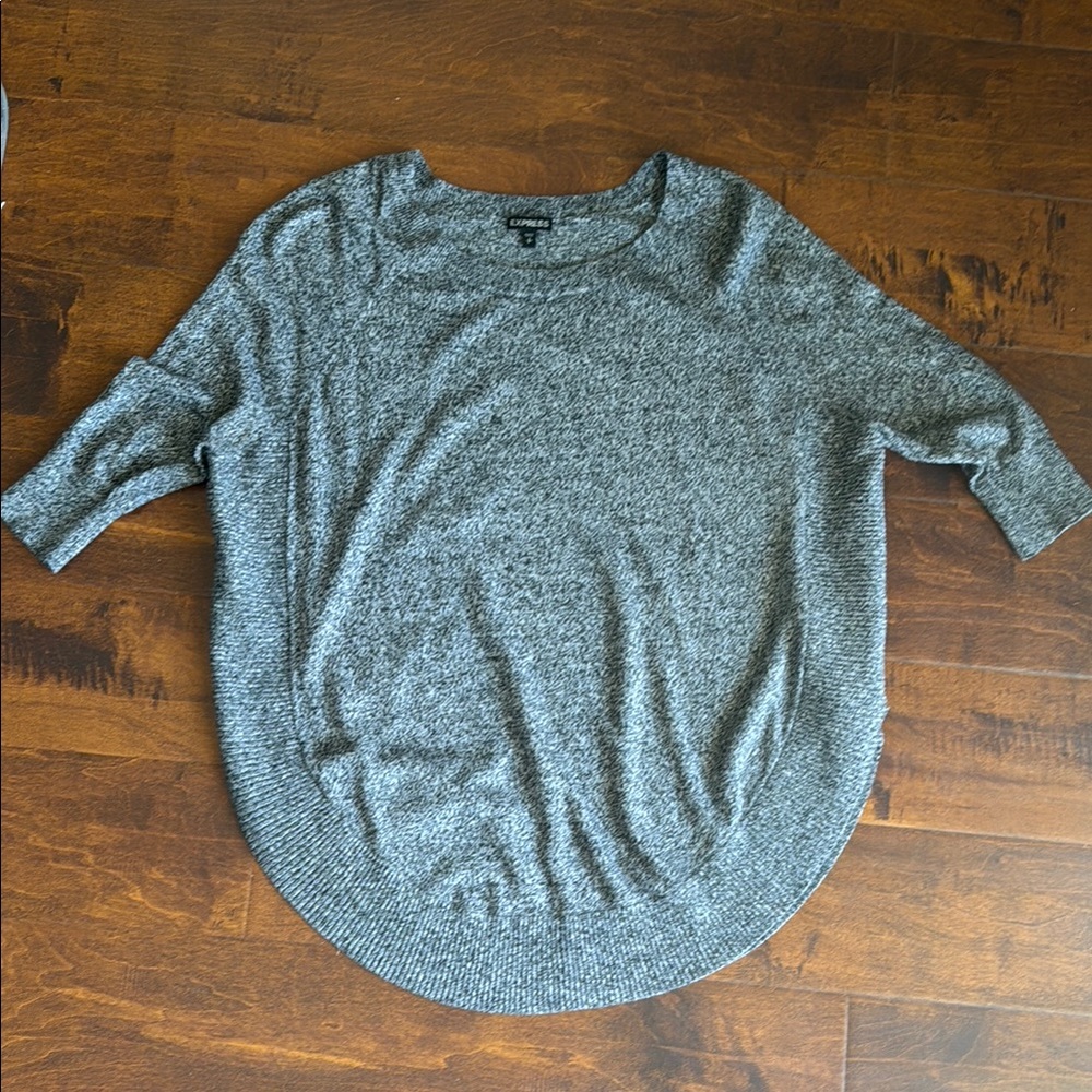 Wide neck tunic Sweater